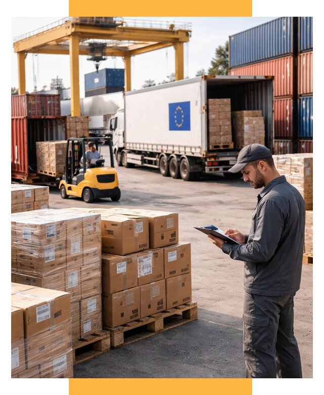 Доставка грузов из Европы от 12304 р., логистика СетСервис-Блш