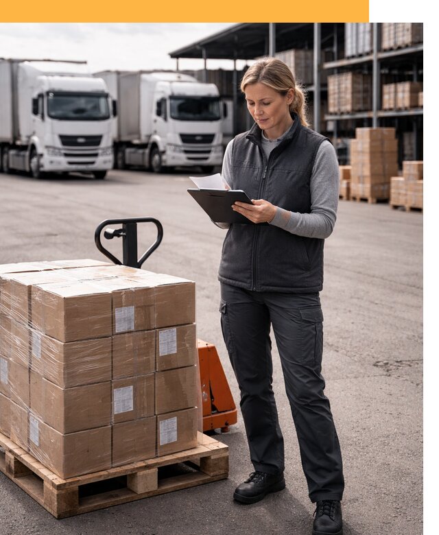 Доставка грузов из Европы к дверям клиента от 12304 руб