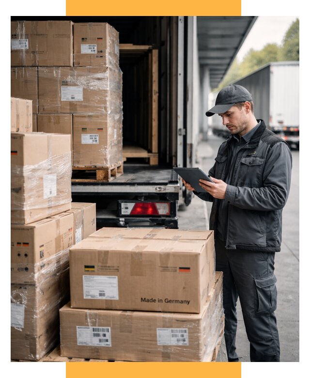 Доставка грузов из Германии от 46139 р. быстро - СетСервис-Блш