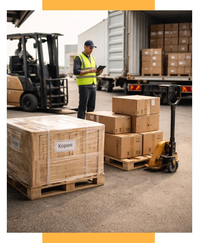Доставка грузов в Корею из России от 35886 р. | СетСервис-Блш