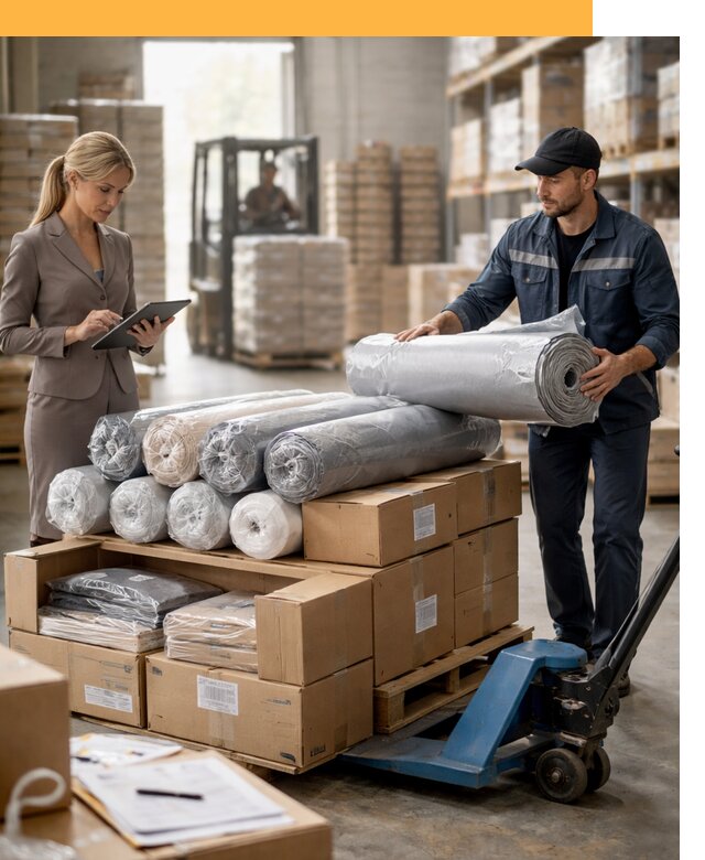 Перевозка текстиля по миру от 15380 руб. с таможней и страхованием