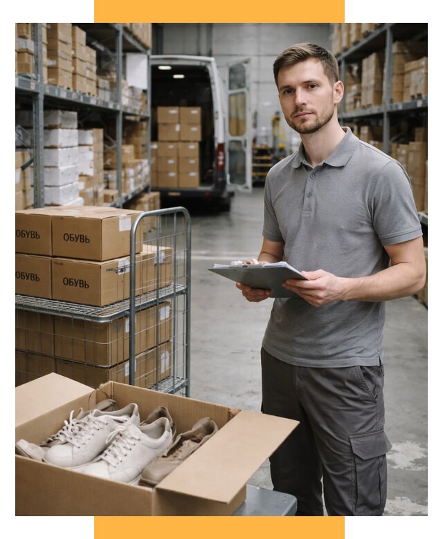 Доставка обуви из Китая и Турции от 4614 р. СетСервис-Блш