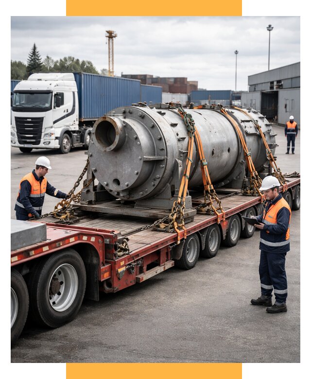 Перевозка тяжеловесных грузов под ключ от 153795 р. | СетСервис-Блш