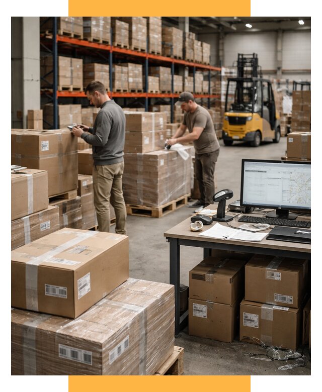 Склад консолидации в Европе от 6664 р., услуги СетСервис-Блш